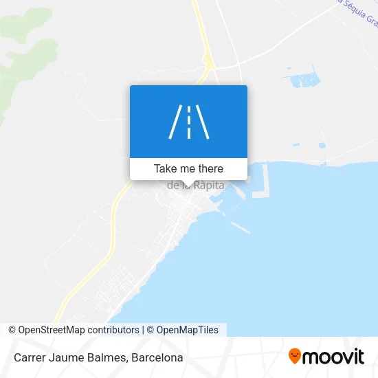 Carrer Jaume Balmes map