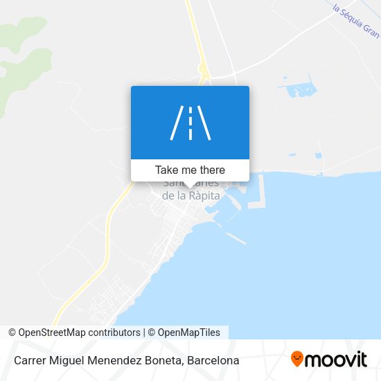 Carrer Miguel Menendez Boneta map
