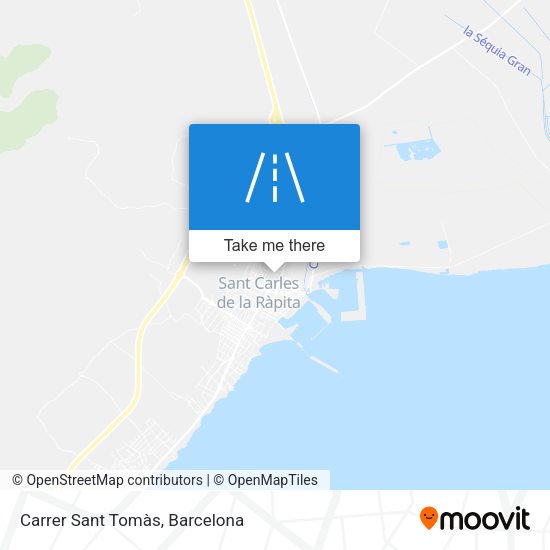 Carrer Sant Tomàs map