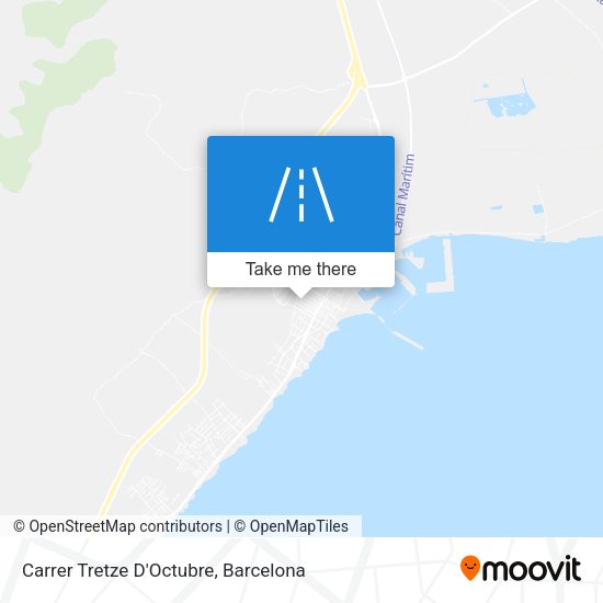 Carrer Tretze D'Octubre map