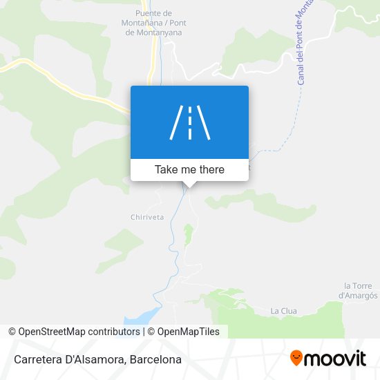 Carretera D'Alsamora map