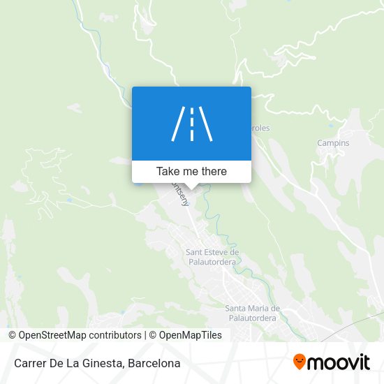 Carrer De La Ginesta map