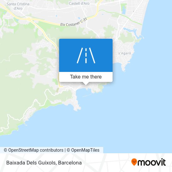 Baixada Dels Guíxols map