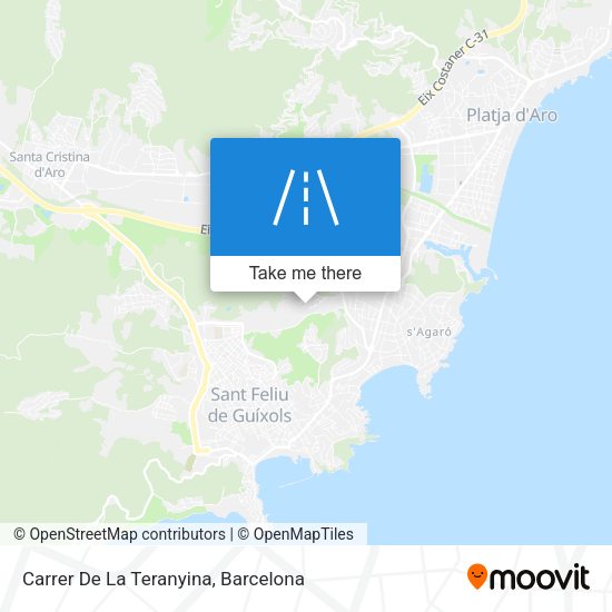 Carrer De La Teranyina map