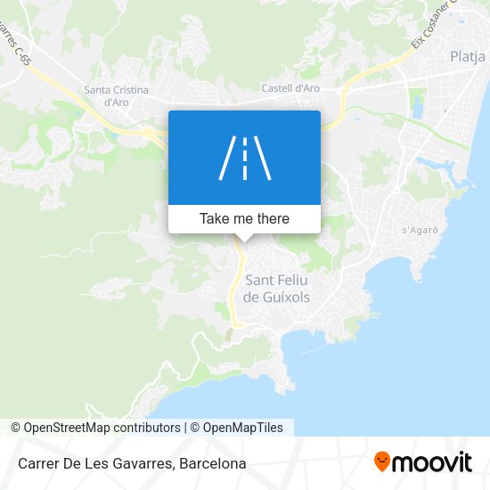 Carrer De Les Gavarres map