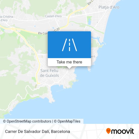 Carrer De Salvador Dalí map