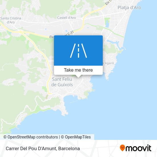 Carrer Del Pou D'Amunt map