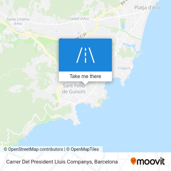 Carrer Del President Lluís Companys map