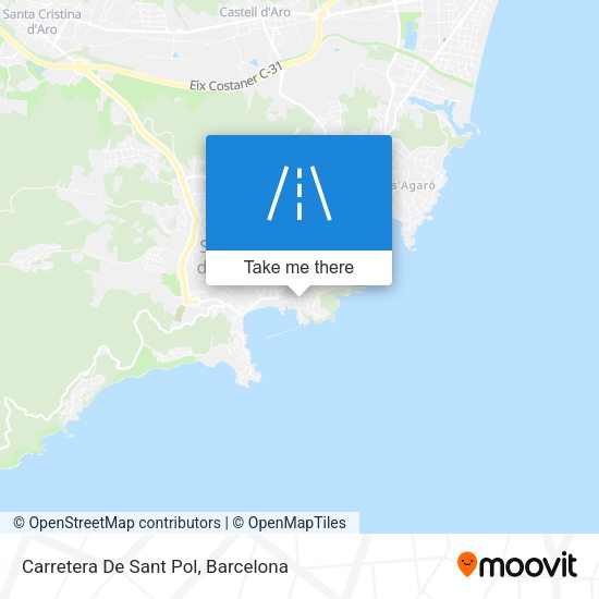 Carretera De Sant Pol map