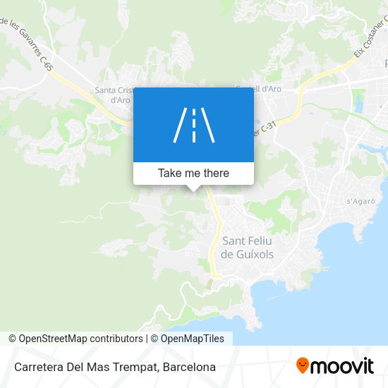 Carretera Del Mas Trempat map