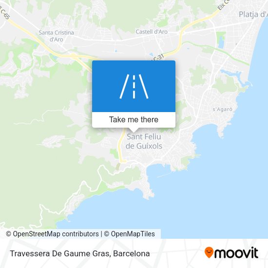 Travessera De Gaume Gras map