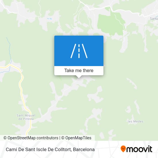 Camí De Sant Iscle De Colltort map