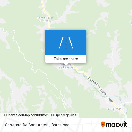 Carretera De Sant Antoni map