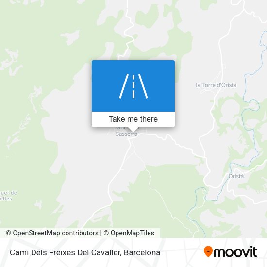 Camí Dels Freixes Del Cavaller map
