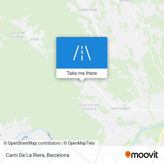 Camí De La Riera map