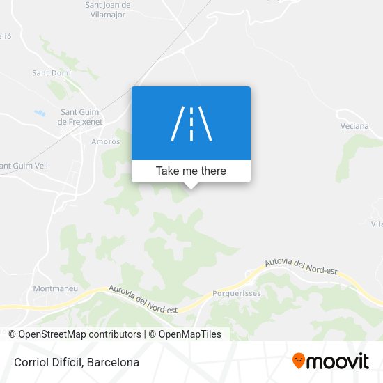 Corriol Difícil map