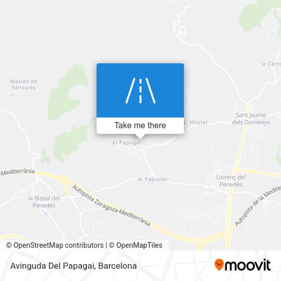 Avinguda Del Papagai map
