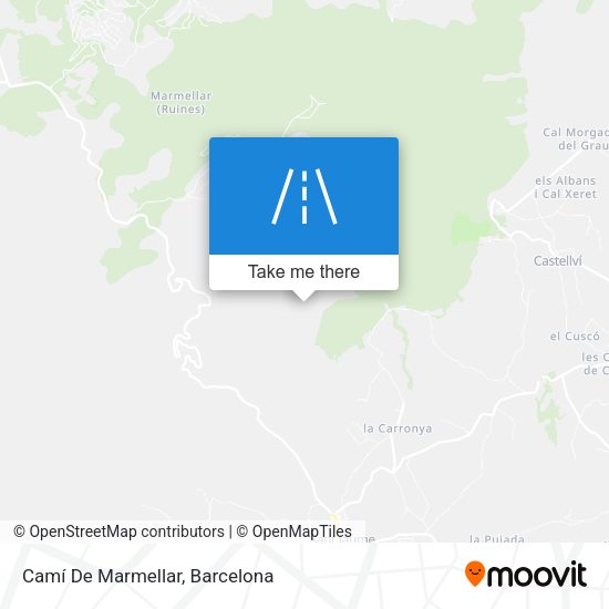 Camí De Marmellar map