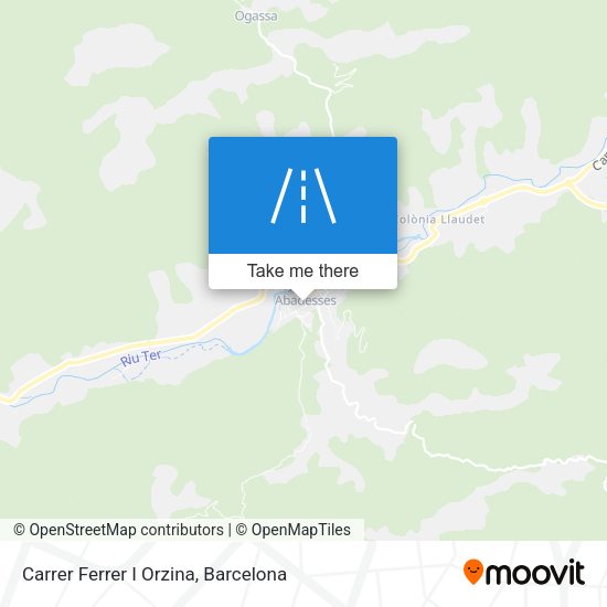 Carrer Ferrer I Orzina map