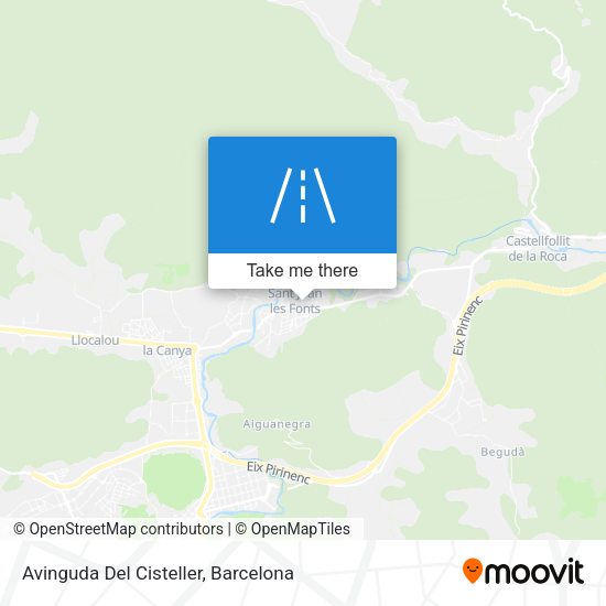Avinguda Del Cisteller map