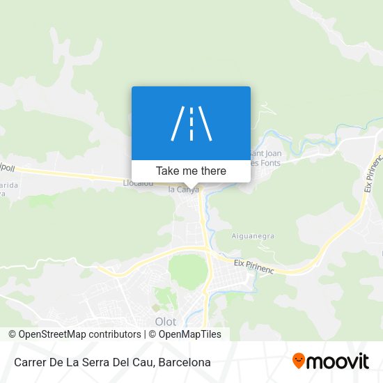 Carrer De La Serra Del Cau map