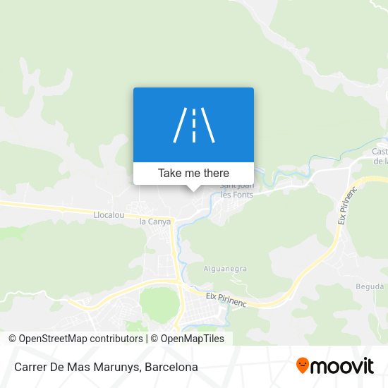 Carrer De Mas Marunys map