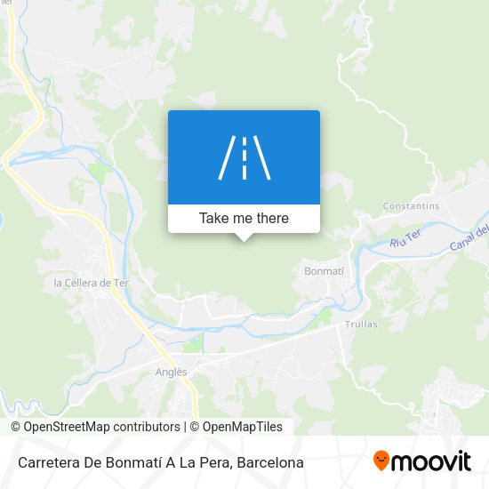 Carretera De Bonmatí A La Pera map