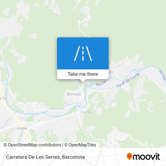 Carretera De Les Serres map