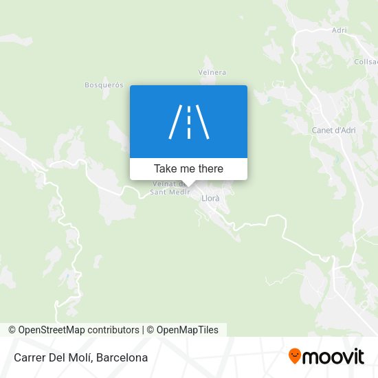 Carrer Del Molí map