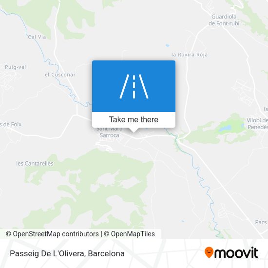 Passeig De L'Olivera map