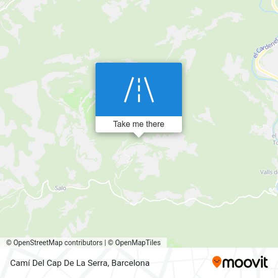 Camí Del Cap De La Serra map