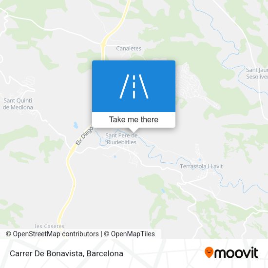 Carrer De Bonavista map