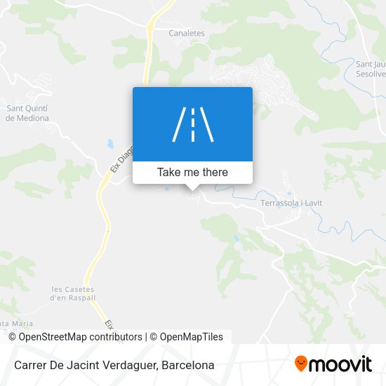 Carrer De Jacint Verdaguer map