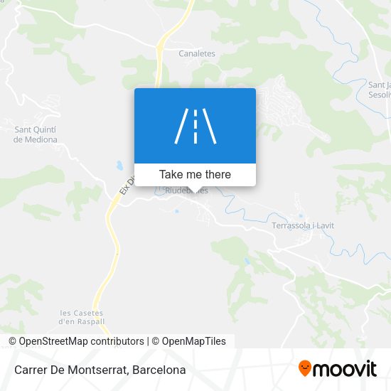 Carrer De Montserrat map