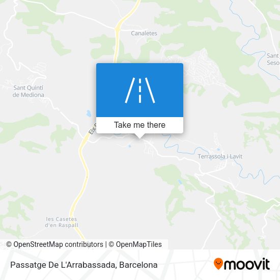 Passatge De L'Arrabassada map