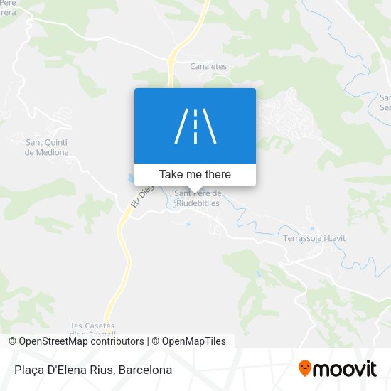 Plaça D'Elena Rius map