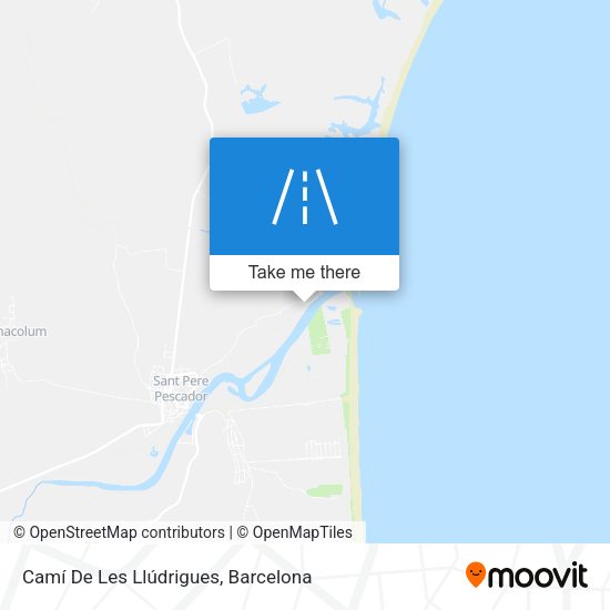 Camí De Les Llúdrigues map