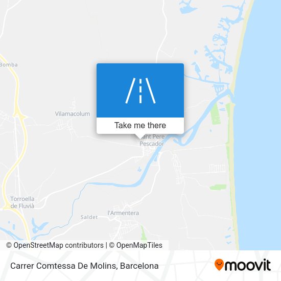 Carrer Comtessa De Molins map