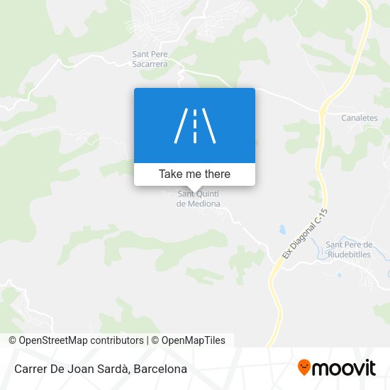 Carrer De Joan Sardà map