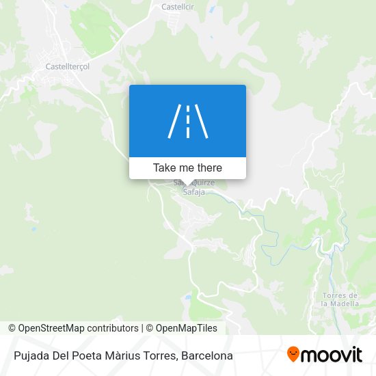 Pujada Del Poeta Màrius Torres map
