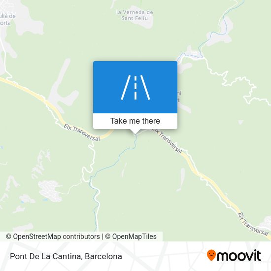 Pont De La Cantina map