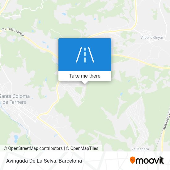 Avinguda De La Selva map