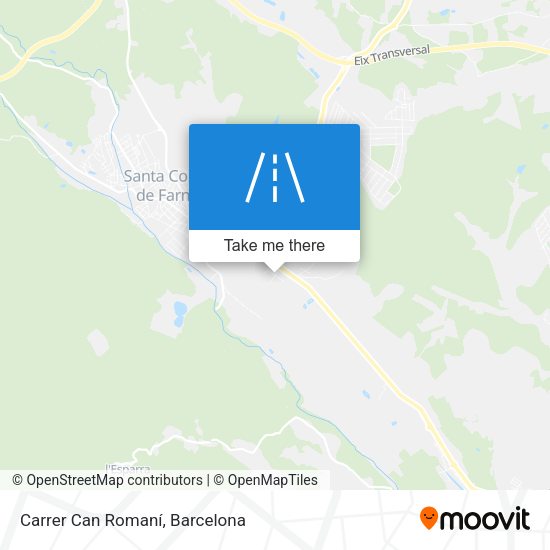 Carrer Can Romaní map
