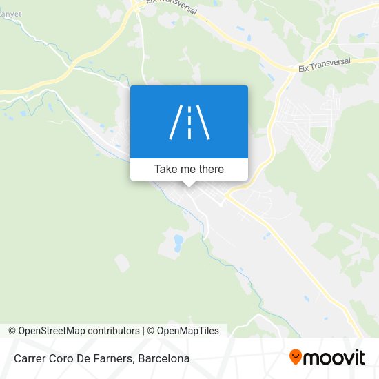 Carrer Coro De Farners map