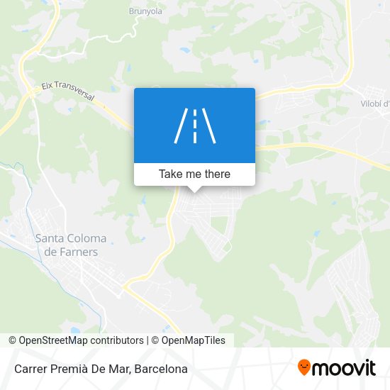 Carrer Premià De Mar map