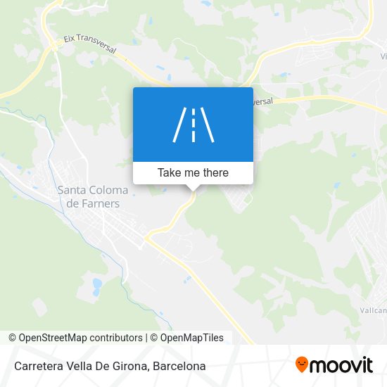 Carretera Vella De Girona map