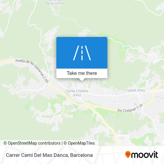 Carrer Cami Del Mas Danca map