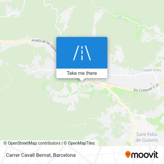 Carrer Cavall Bernat map