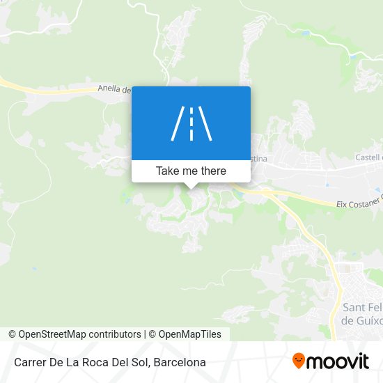 Carrer De La Roca Del Sol map