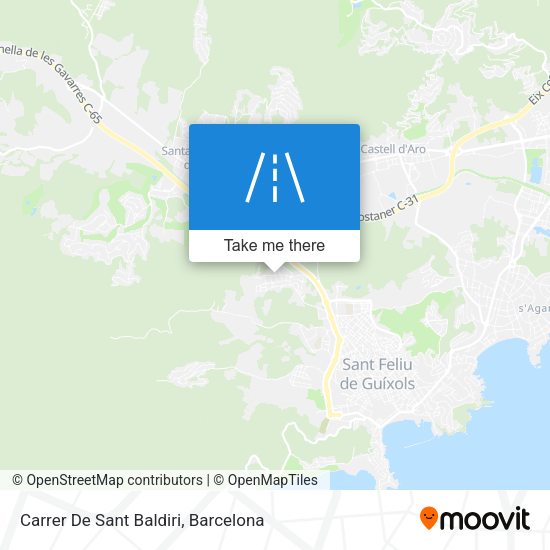 Carrer De Sant Baldiri map